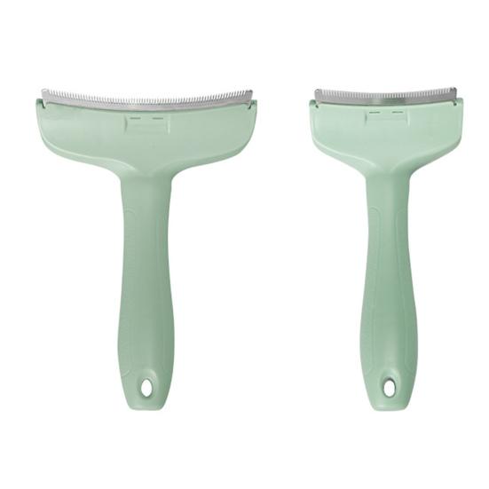 V-Tooth Deshedding Comb Pet Hair Removal Grooming Brush 1mm Teeth Shedding Comb with Ergonomic Handle for Dogs Cats
