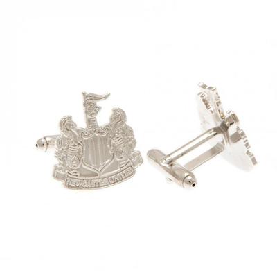 Silver Plated Crest Cufflinks