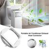 Portable AC Hose Connector Air Conditioner Port Connector Venting Exhaust Coupler Replacement Accessories