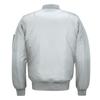 Plus Size Men's MA-1 Pilot Jacket - Sporty Stand-up Collar Casual Wear