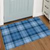Retro Tartan Geruit Patroon Deurmat Wasbaar Antislip Entreekleed voor Keuken Badkamer Binnen Huisgebruik Woondecoratie