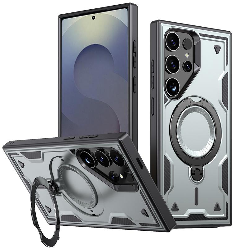 Magnetic Case For Samsung Galaxy S25 S24 S23 S22 Ultra Plus S21 For Magsafe Phone Cases For Samsung S25 EDGE S24 S23 FE Cover