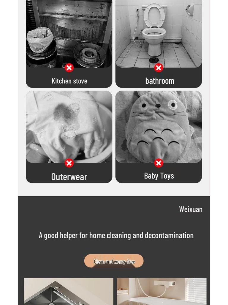 Multi-functional Handheld Steam Cleaner: High-Pressure Hood & Household Disinfection