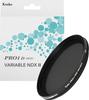 KENKO PRO1D Smart Variable ND Filter, NDX II, 62mm, ND3-32, No X-Shaped Irregularity, ND3-450 Stepless Adjustment, Water- and Oil-Repellent Coating, M