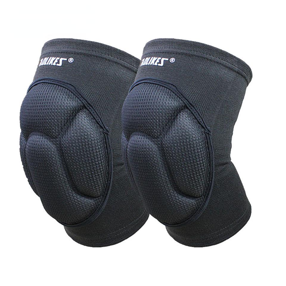 

Durable And Safe New 1Pair Thicked Football Volleyball Extreme Sports Ski Knee Pads Fitness Knee Support Cycling Knee Protector Kneepad