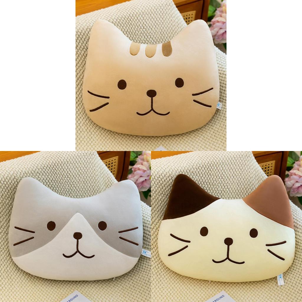 Almohada de Peluche de Gato con Diseño de Dibujos Animados Para un Sueño Acogedor y Para Regalar
