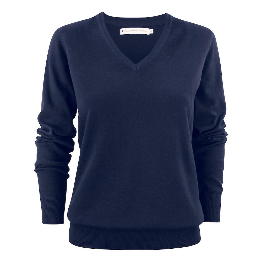 James Harvest Womens/Ladies Ashland V Neck Sweatshirt