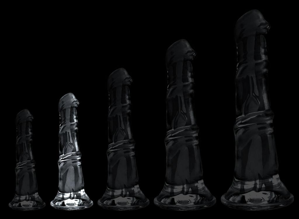 Horse Jumy Dildo M 22 X 5.5cm Transparent - ClearlyHorny - Unusual Dildos