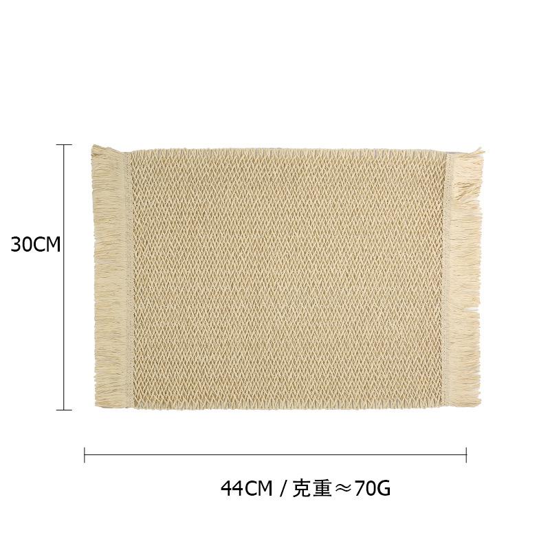 Mantel individual natural y ecológico más vendido, mantel individual de papel tejido, alfombrilla para cuenco con aislamiento térmico y antiquemaduras, posavasos decorativo