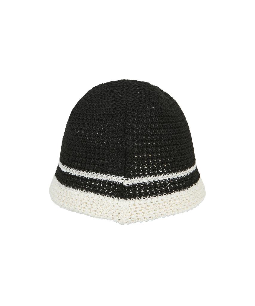 COMONINOZ [Cn]Two Stripe Hat [Black]