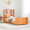 VidaXL Bunk Bed Without Mattress Wax Brown 100x200cm Solid Wood, Bed, Bedroom Furniture, Bed with 3323814