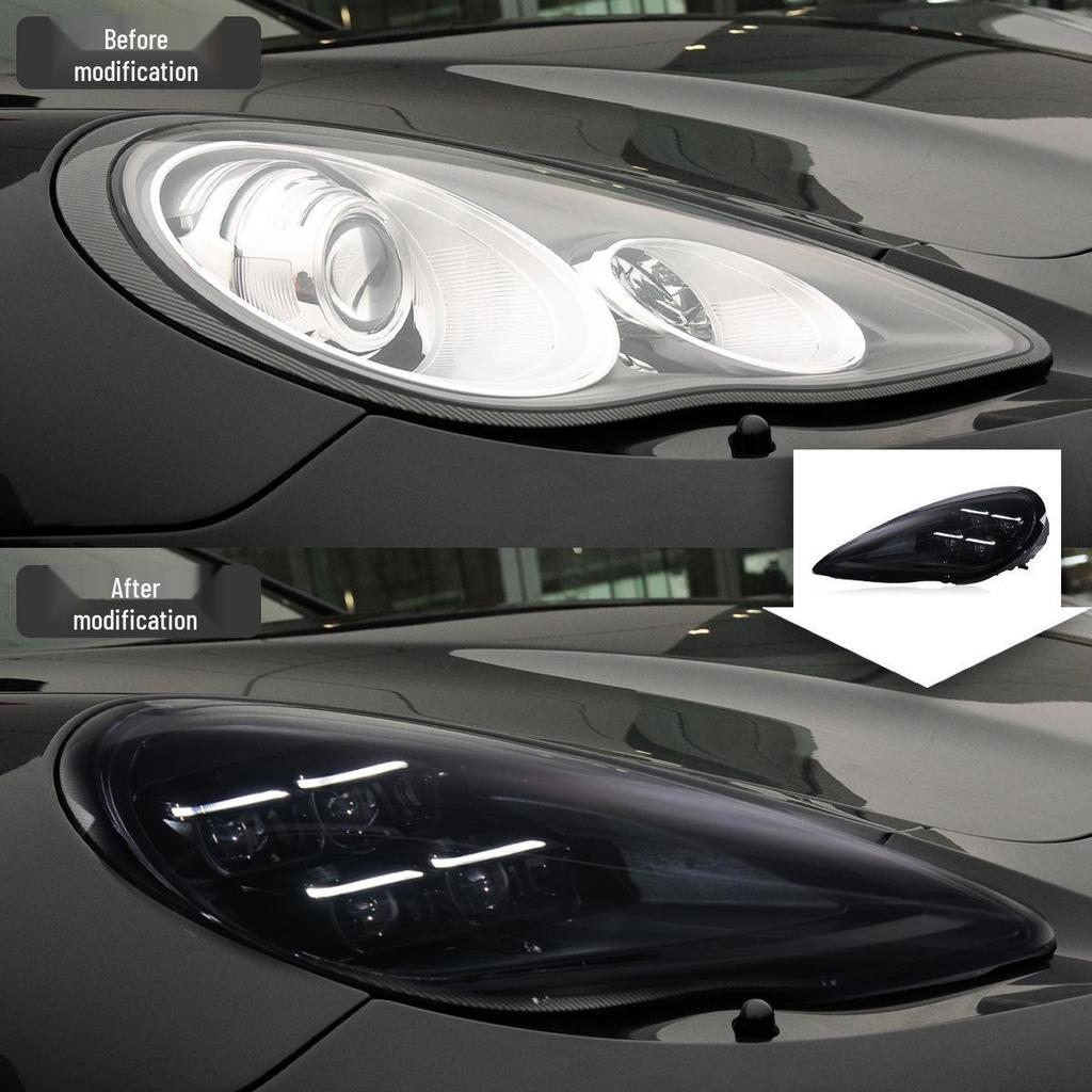 Modified Headlight Assembly for 2010-2013 Porsche Panamera 970.1