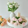 Artificial Flowers Plastic Carnation Flowers  Fake Carnation Bouquet