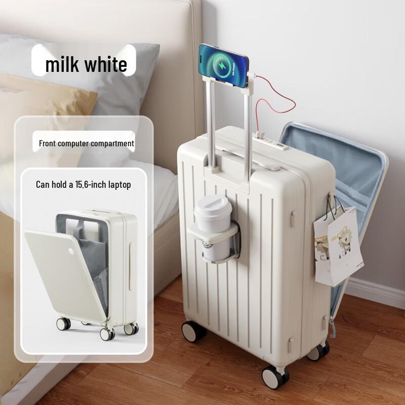 Yuzhan Multi-functional Front-Opening Hardside Luggage