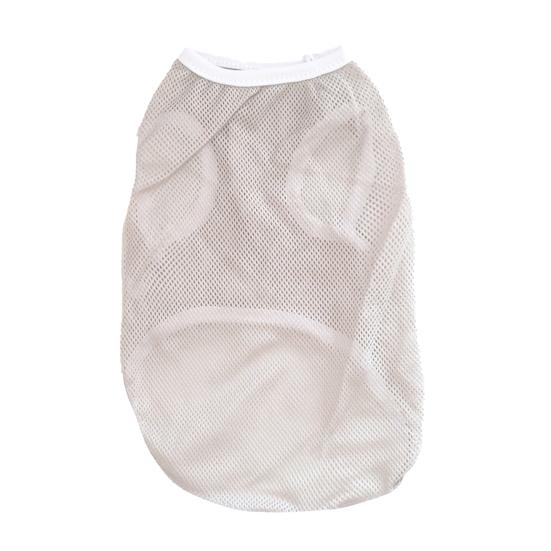 

Жилет для домашних животных, дышащий сетчатый жилет для собак, однотонный, удобная рубашка для кошек, мягкая летняя одежда для домашних животных, товары для домашних животных M серый