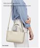 Genuine Leather Fashion Crossbody Bag - Women's Small Square Shoulder Tote