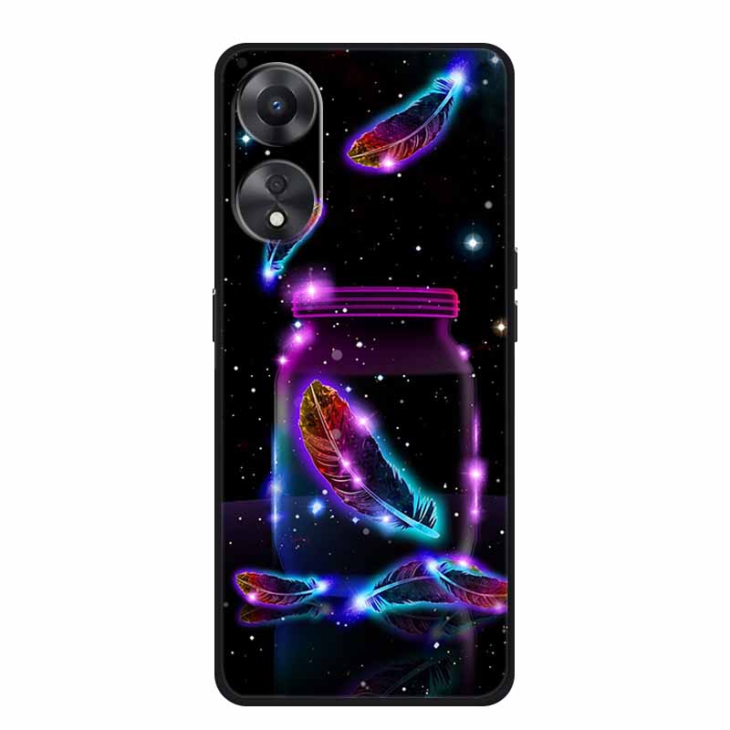 For OPPO A78 5G Case Fashion Silicone Soft TPU Back Cover For Oppo A58 A58X 5G OPPOA78 5G Phone Cases Shockproof CPH2483 Fundas
