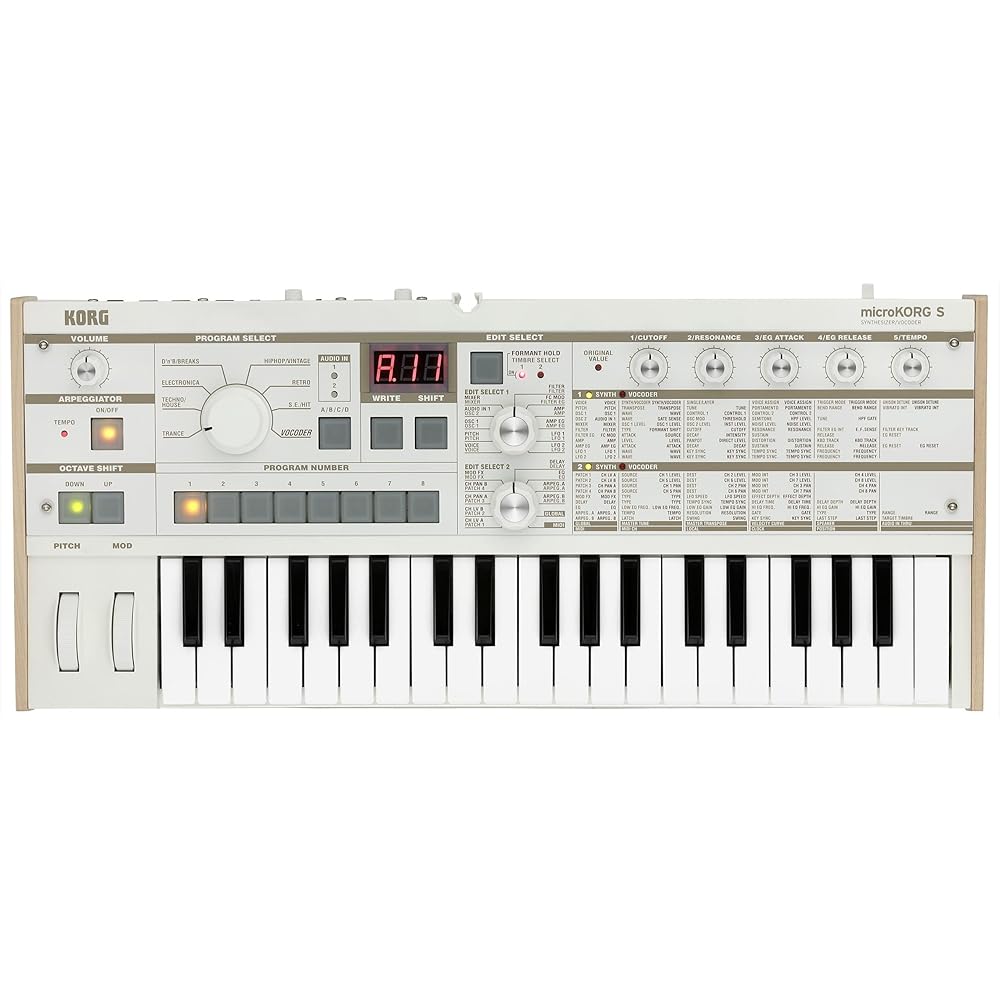 KORG (KORG) analog modeling synthesizer with built-in vocoder speaker, microKorg S, microKorg S, ...