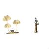 Leaves Statue Bookshelf Sculpture African Tribal Lady Figurine Lightweight Decorative Ornament