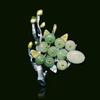 Natural Stone Flower Brooch Jewelry Large Brooches Metal Banquet Clothes Pins and Brooches Scarf Clip