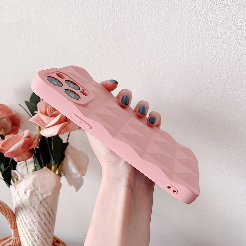 New Diamond Soft Silicone Phone Case For Iphone 13 12 11 Pro Max Plain Back Cover For Iphone 11 12 13 Fashion Chic Cases