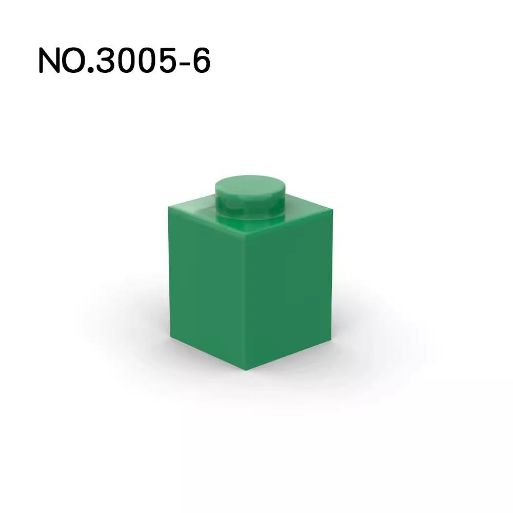 20pcs MOC Parts 3005 Brick 1 X 1 Compatible Bricks DIY Assmble Building Blocks Particle Kid Puzzle Brain Toy Gift