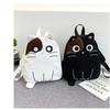 New Arrival 20l Canvas Cat Backpack For Girls And Boys Soft And Durable With Lovely Print