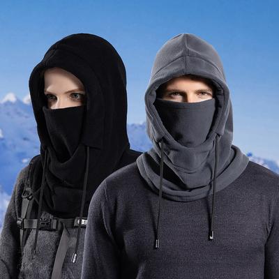 Winter Riding Hat Women Outdoor Sports Warm Pullover Hat Men's Ski Mask Scarf Hat Skullies Beanies