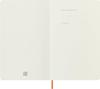 Moleskine Vegan Soft Cover Notebook Soft Cover Lined Large Size wide x 21cm Orange Gift Box Included QP616N8VCAPRIBOX (13cm long)