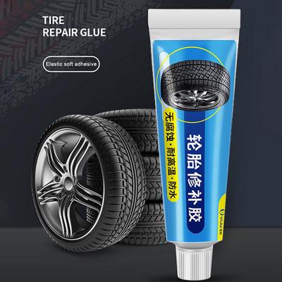 1/2Pcs Tire Repair Black Glue Liquid Strong Rubber Wear-resistant Non-corrosive Adhesive Instant Bond Leather Tire Repair Tool