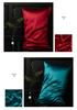 European Style Pure Mulberry Silk Double-Sided Pillowcase, Solid Color, Envelope Style, Beauty Pillowcase.