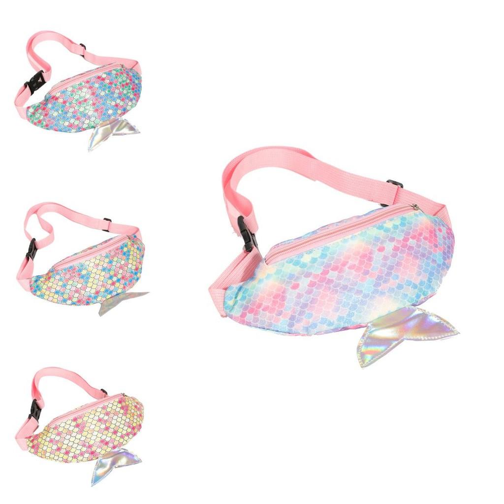 Children Mermaid Cute Fashion Shoulder Crossbody Bag Outdoor Leisure Travel Gift