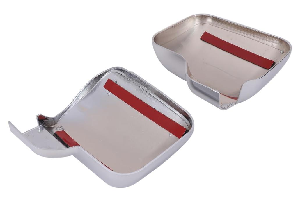 Daihatsu Door Mirror Covers for Hijet Truck Silver Left and Right Universal Custom Jumbo S500P/S510P, Chrome, Set, Dress-Up Parts, Aftermarket,