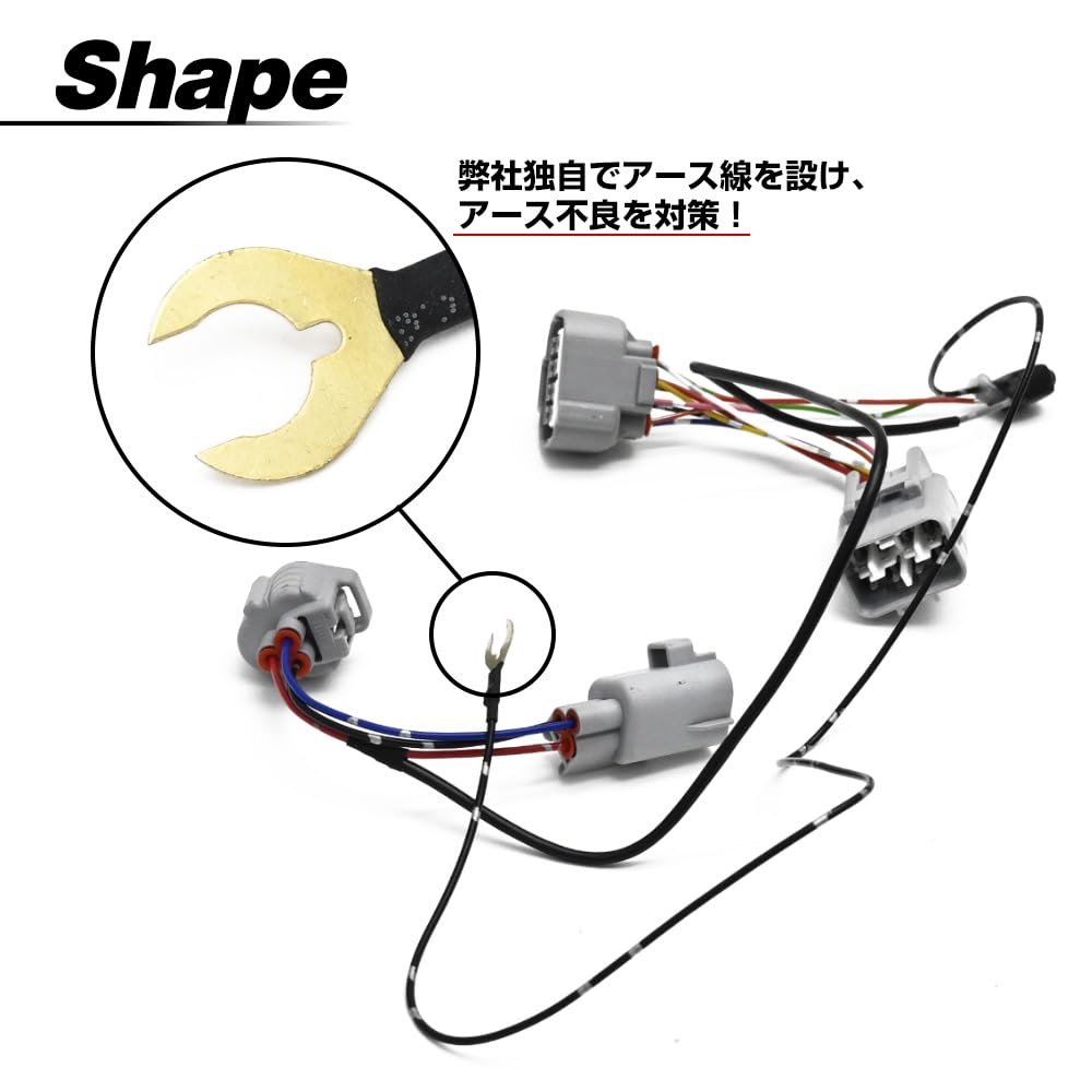 Hilux Compatible GUN125 Late GR Sports Daylight Harness Overseas Specifications High Luminescence