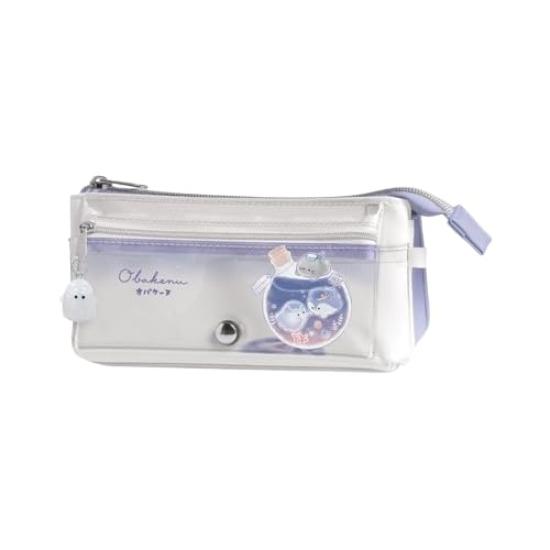 

Obakeinu Flap Pocket Pen Case Marine Bottle