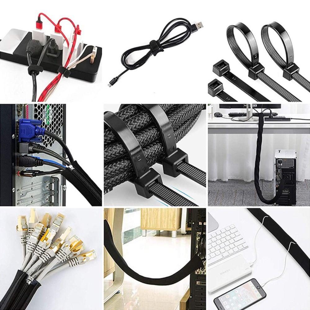 Data Cable Cable Management Sleeve Computer Cable Storage Cover  Computer Setup