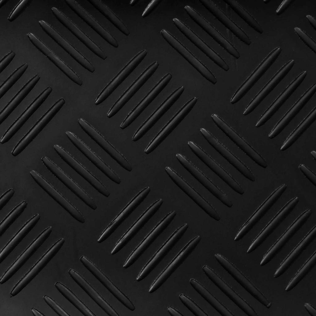 Floor Mat Black 1.5 X 2 M Rubber