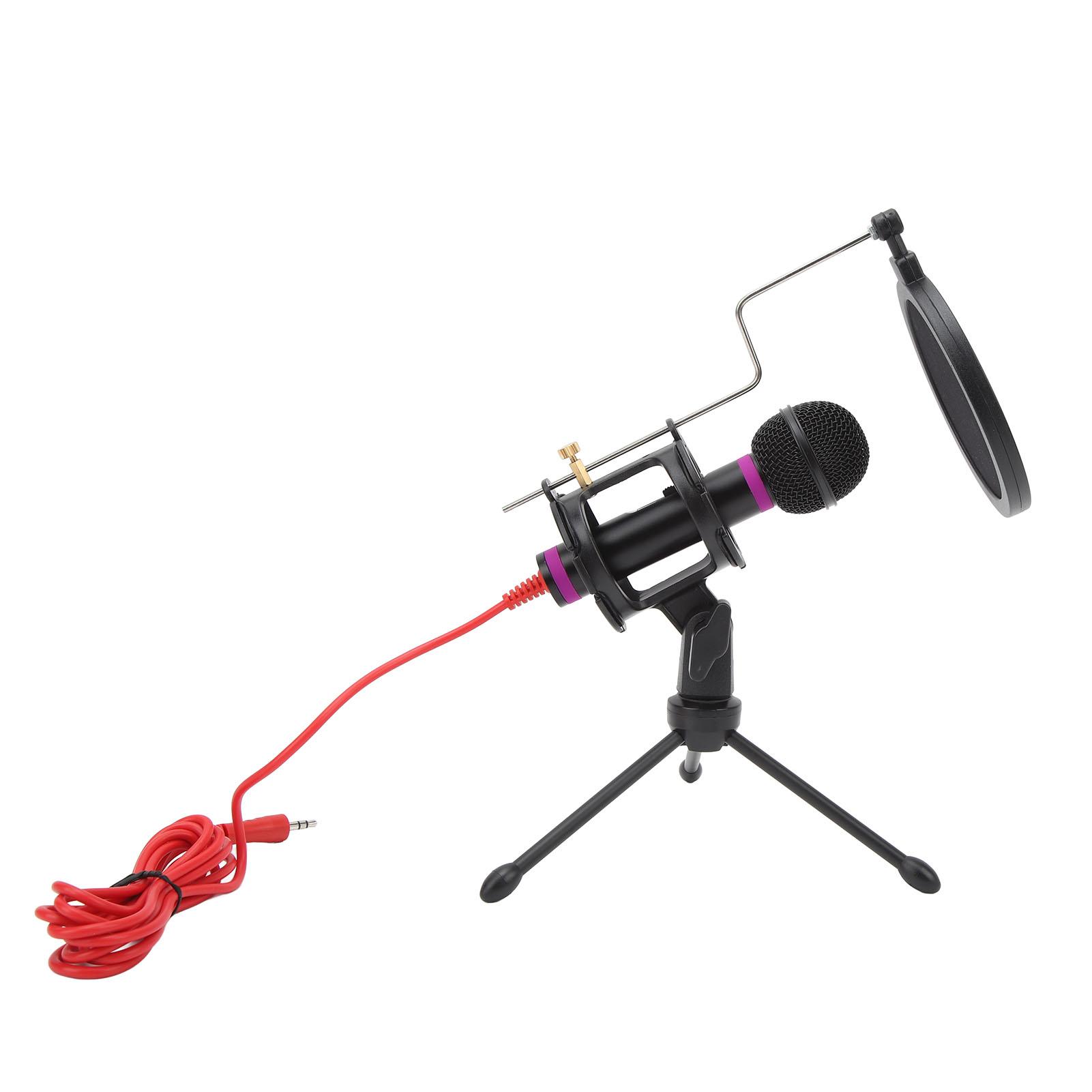 

SF555 Condenser Microphone Cardioid Pickup Handheld Microphone Kit for Computer Recording Live Streaming