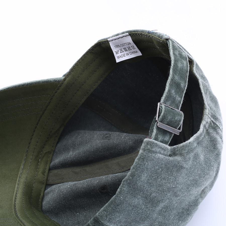 Retro Distressed Washed Unisex Baseball Cap - Soft Brim Sun Protection Hat