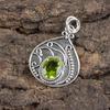 Peridot Gemstone Jewelry, 925 Solid Sterling Silver Jewelry, Beautiful Handmade Peridot Pendant, Women Pendant For Gift