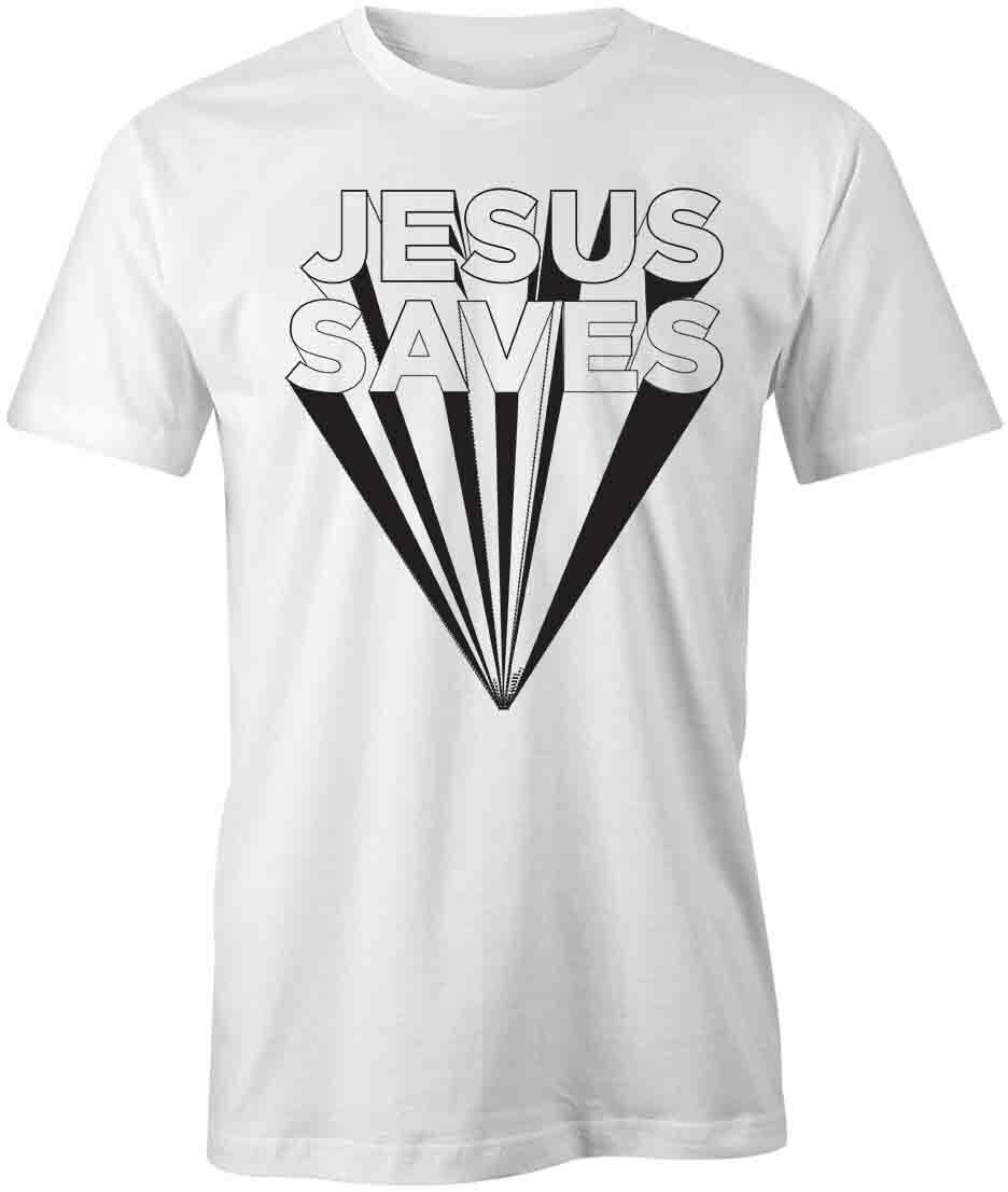 JESUS SAVES TShirt Tee Short-Sleeved Cotton CLOTHING S1WSA113 XXXL