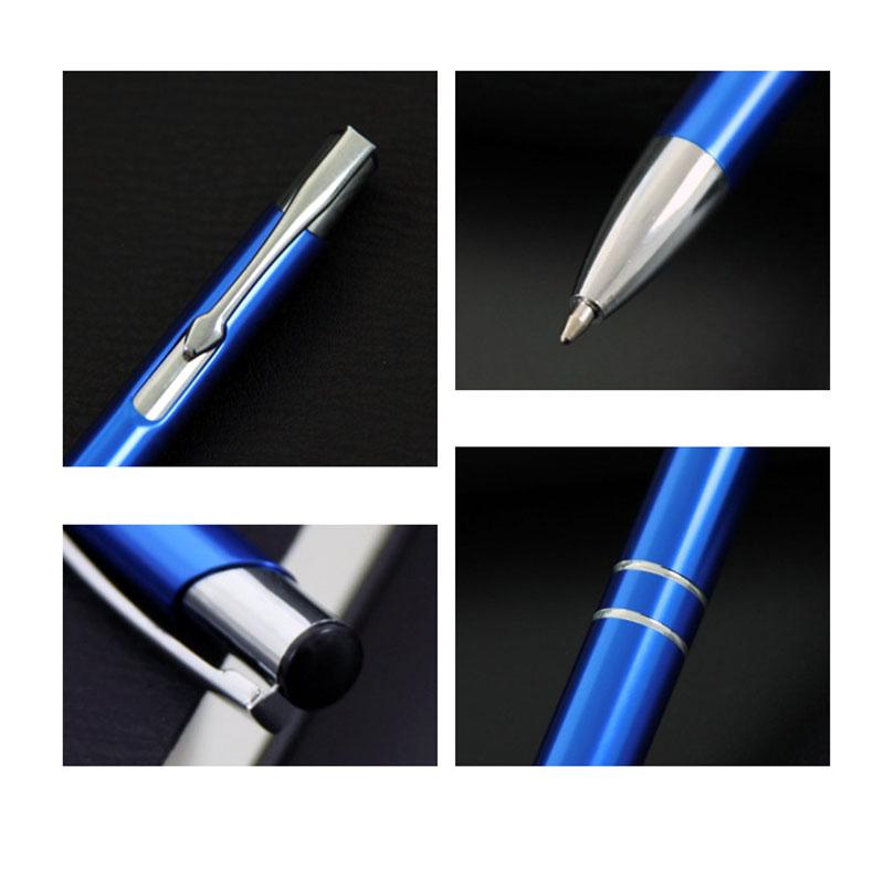 Metal Housing Ballpoint Pens Office School Stationery Retractable Ball Point Pen