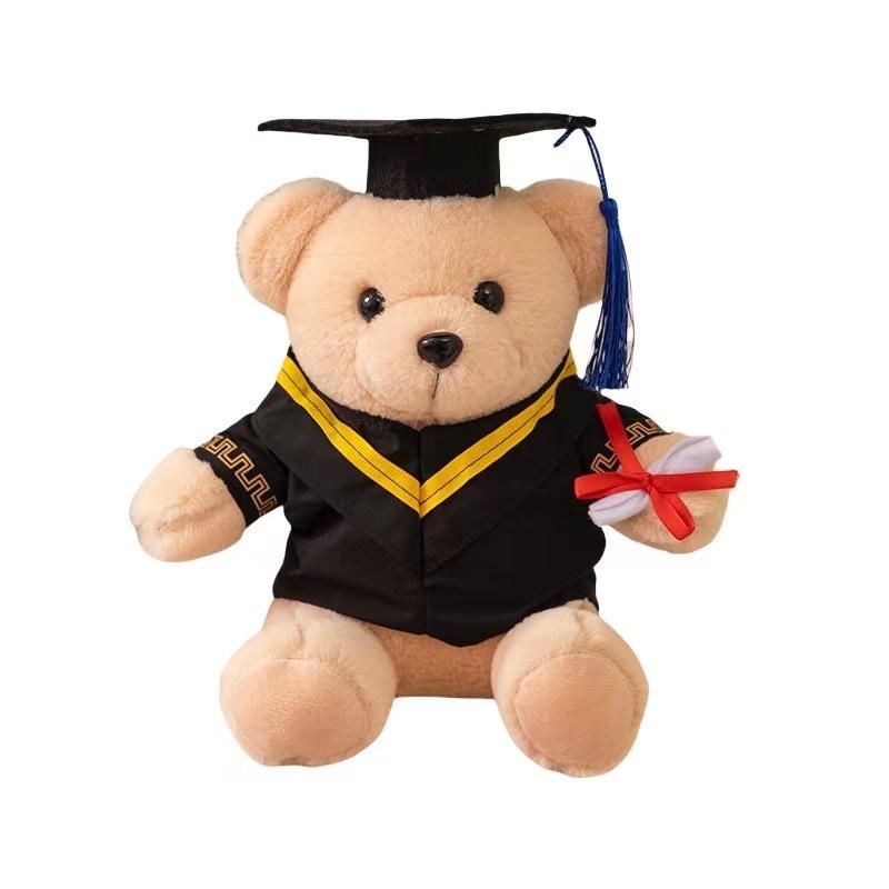 Kindergarten Graduation Gift High School Primary School Bear Doll Plush Toy Commemorative Gift Dr. Bear