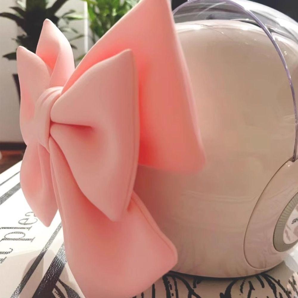 Cute Helmet Butterfly Knot Universal Electric Bicycle Bowknot Motorcycle Rear Seat Bow  Cycling