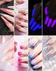 Biutee Poly Gel Glow Nail Gel 8 colors to choose includes nail extension model nail base top nail and 60 nail Includes nail extension model nail