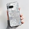 For Google Pixel 7 / Pixel 7 Pro Case Luxury Fashion Butterfly Flowers Black Soft TPU Silicone Back Cover Pixel7 7Pro Phone Case