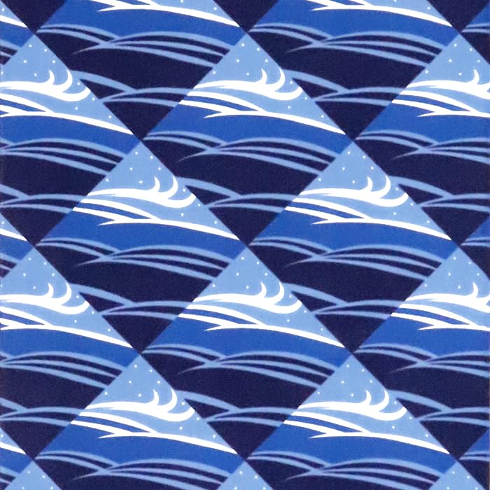 Dyeing Anbo Hand Towel with Diamond Wave Authentic Dyed Cotton Tokuoka Made in Japan 35cm x 100cm "Dyeing Pattern" 100%