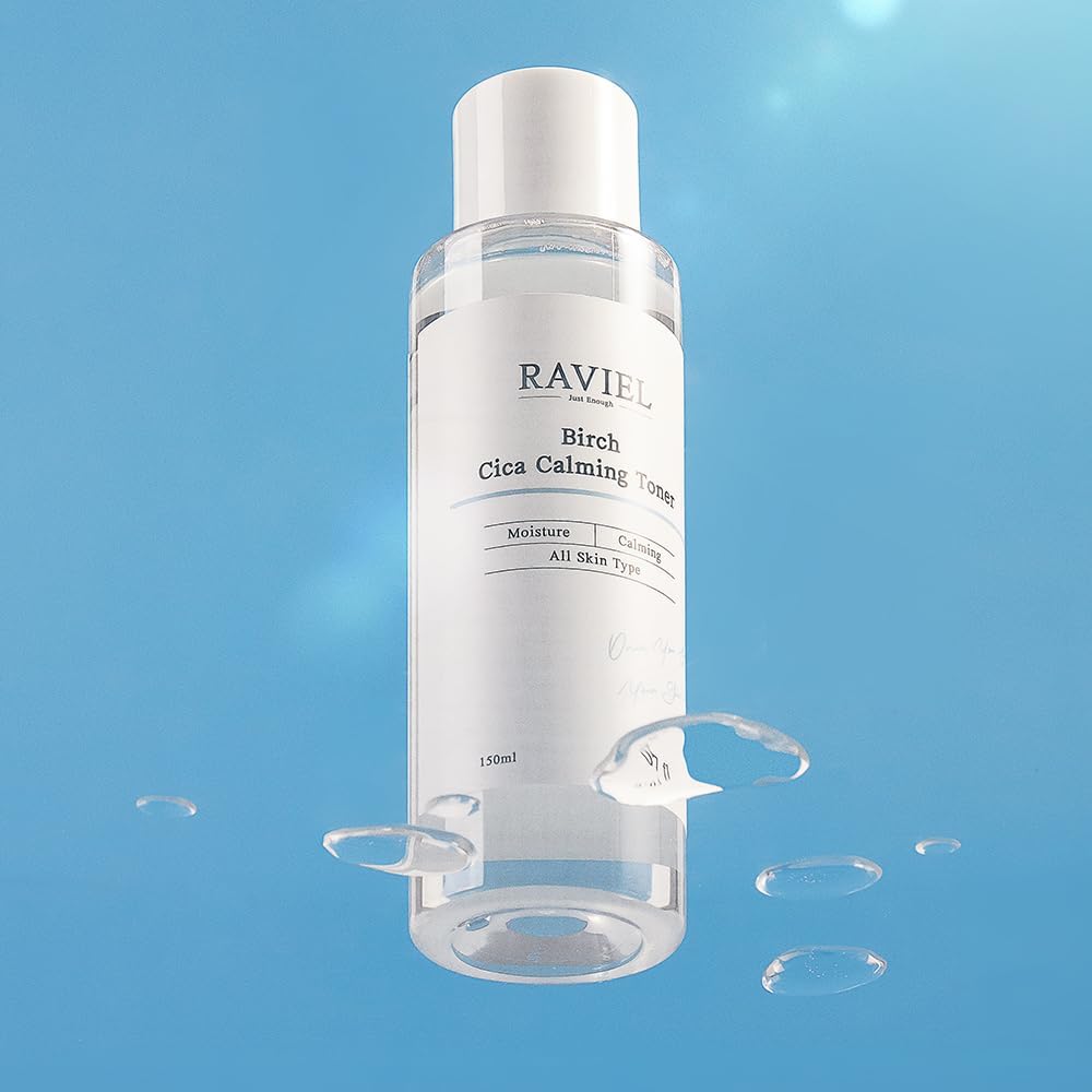 RAVIEL [Rapid Soothing] Birch Sap Centella Trouble Calming Panthenol Low-Irritation Barrier Strengthening Cica Toner 150ml