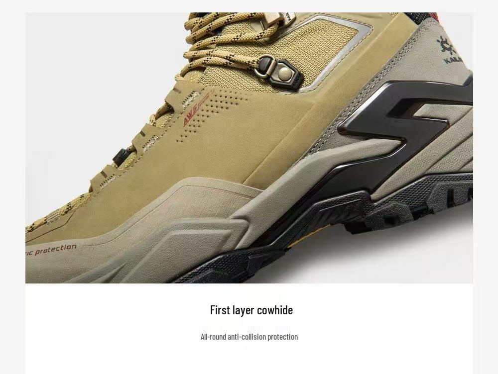 KAILAS MT5 GTX Men's Waterproof Hiking Boots - Mid-Height, Anti-Slip, Outdoor Trekking Shoes