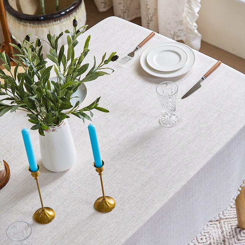 New Dust-proof and Heat-insulating Tablecloth Household Rectangular Dining Table Cloth Coffee Table Cover Cloth